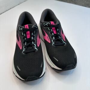 Brooks Ghost 14 Black Pink Running Shoes